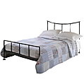 Rabat Iron Double Bedstead - Gunmetal