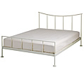 Rabat Iron King Size Bedstead - Ivory