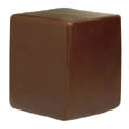 Cotswold Company Tuscany Leather Cube - chestnut