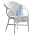 White Rattan Chair