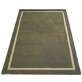 Cotswold Company Wool Border Rug - large green