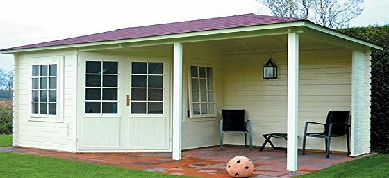 Cotswold Log Cabin, Garden Building, Garden Office, Summerhouse 28 mm 600 x 300 cm.