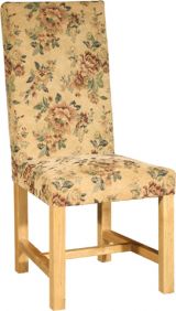 cotswold Oak Fabric Chairs - Pair