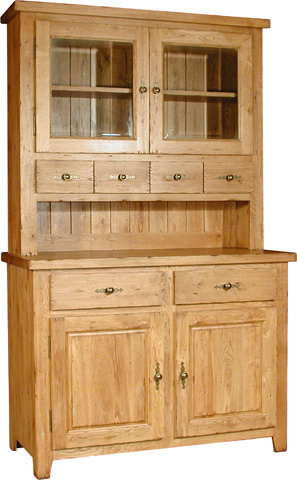 cotswold Oak Glazed Dresser