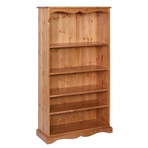 Cotswold 5`Pine Bookcase - 12`nd#39; deep
