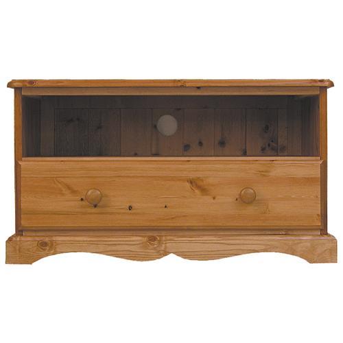 Cotswold Occasional Pine Furniture Country Pine DVD Unit   1 Drawer