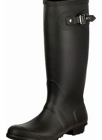 Cotswold Sandringham Buckle-Up Wellington -Size- 6 -Color- Black