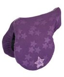 Cottage Craft Pony Star Fleece Saddle Cover Purple