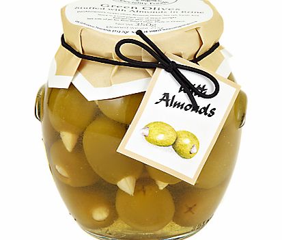 Cottage Delight Green Olives With Almonds, 350g