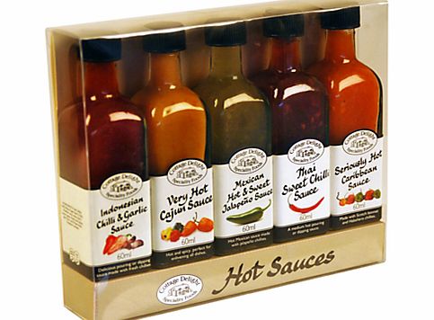 Cottage Delight Mini Hot Sauce, 60ml, Pack of 5