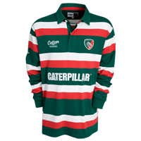 Cotton Traders Leicester Tigers 2010/11 Home Rugby Shirt -