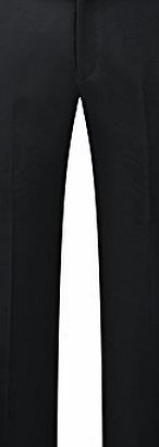 Cotton Traders Mens Button-fastening Trousers - Black Size 48 Leg 29``