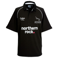 Cotton Traders Newcastle Falcons Rugby Union Home Shirt 08/10 -