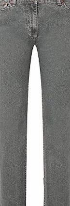 Cotton Traders Womens Stretch Jeans Unisex Ladies Mens Zip Leg Size 29`` Multi Slate Grey 16