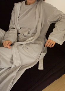 Velour Heart Motif wrap