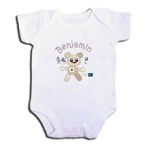 Zoo Boys Tweed the Bear Personalised Baby