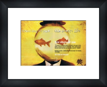 COUNTING CROWS This Desert Life - Custom Framed Original Ad