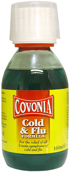 Covonia Cold and Flu Formula 160ml