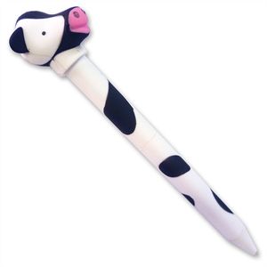 Cow Novelty Pen with Light and Sound