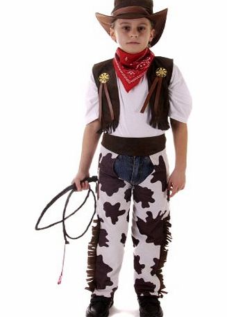 Cowboy Fancy Dress Costume Age 4-6