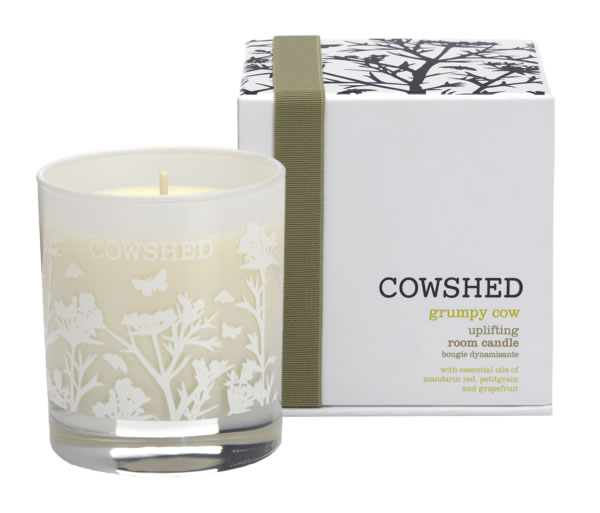 cowshed Grumpy Cow Uplifting Room Candle
