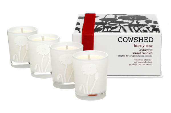 cowshed Horny Cow Seductive Travel Candles