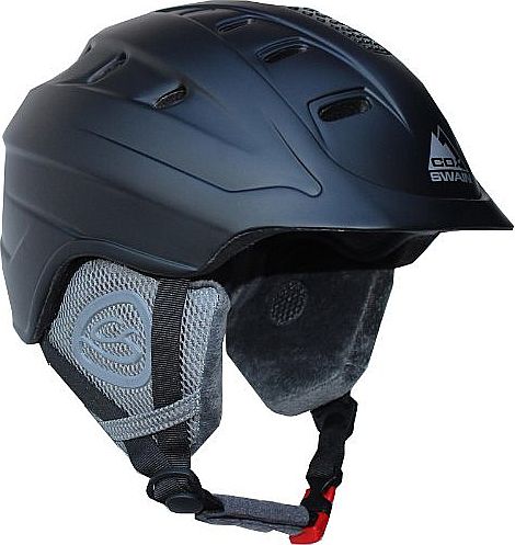 Cox Swain Ski-/Snowboard Helmet ROYAL with Recco - With Recco avalanche Reflector, Colour: Black, Size: M