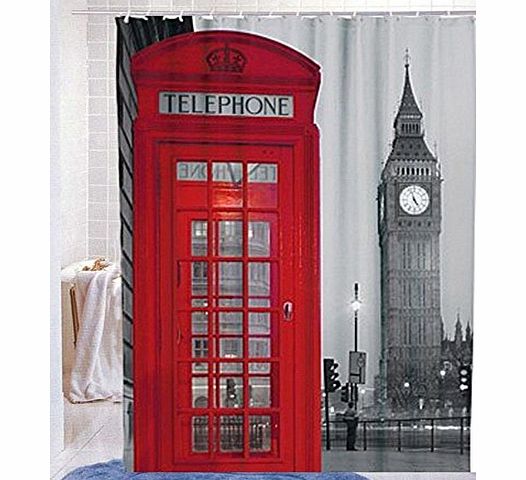 Cozyswan City Landmark Fabric Shower Curtain - review, compare prices