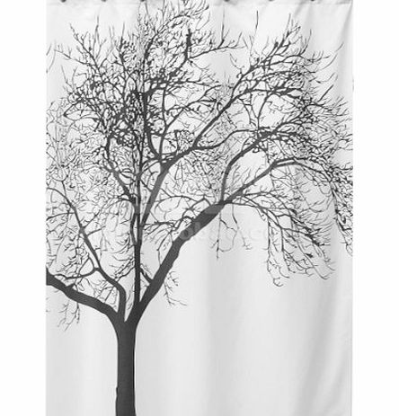 Cozyswan Waterproof Bathroom Fabric Shower Curtain