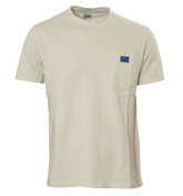 CP Company Beige Pique T-Shirt