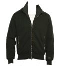 C P Company Black Hooded Sweatshirt With Removable Lining