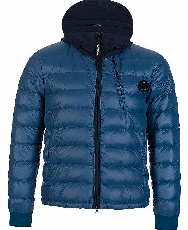 CP Company Dark Blue Garment Dyed Down-Filled