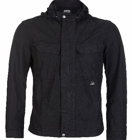 Company Garment Dyed Hooded Overshirt