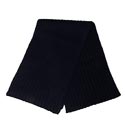 Navy Ribbed Scarf