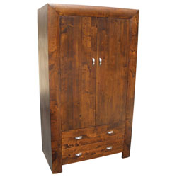 CPW - Convex Double Wardrobe with 2 Drawers