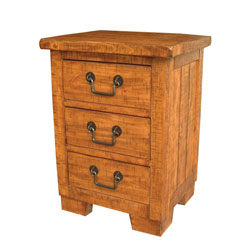 CPW - El Paso 3 Drawer Bedside Cabinet