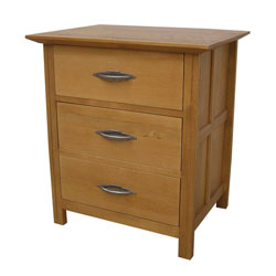CPW - Linton 3 Drawer Bedside Cabinet