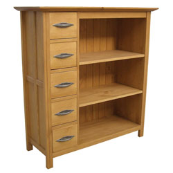 CPW - Linton 5 Drawer Bookcase