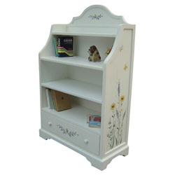 - Meadowgrass Bookcase with Drawer
