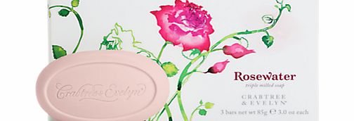 Rosewater Soaps 3 x 85g