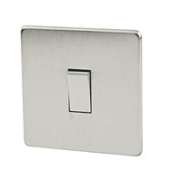 CRABTREE 10AX Intermediate Sw Brushed Chrome