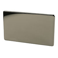 2G Blank Plate Black Nickel