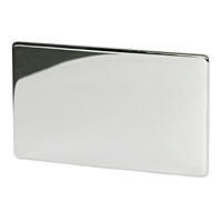 2G Blank Plate Polished Chrome Flat Plate