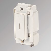 CRABTREE Anti-Microbial 20A DP Rkrgrid Sw inc Key