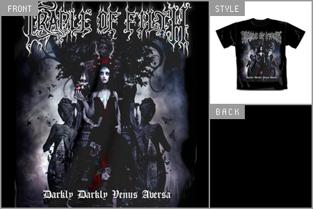 Cradle Of Filth (Darkly Album) T-shirt