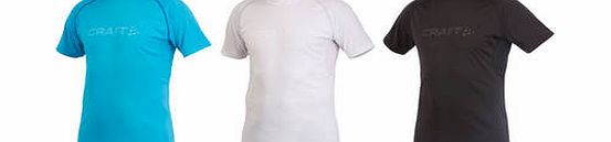 Craft Active Run Short Sleeve Tee With Embossed