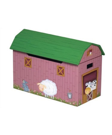 Little Farmhouse Barn Toy Box