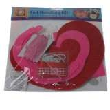 Craft Planet Felt Handbag Kit - Red Heart