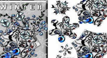 Craftsuprint Winter Snowflake Shaped Pyramid by Jolis DeAngelis