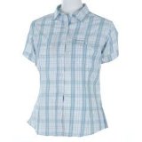 Craghoppers Crag Saroda Short Sleeve Shirt Ladies Blue Check 14